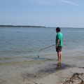 11 Doug on the Beach with the Net